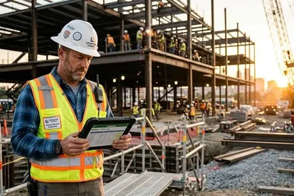 construction worker at a job site