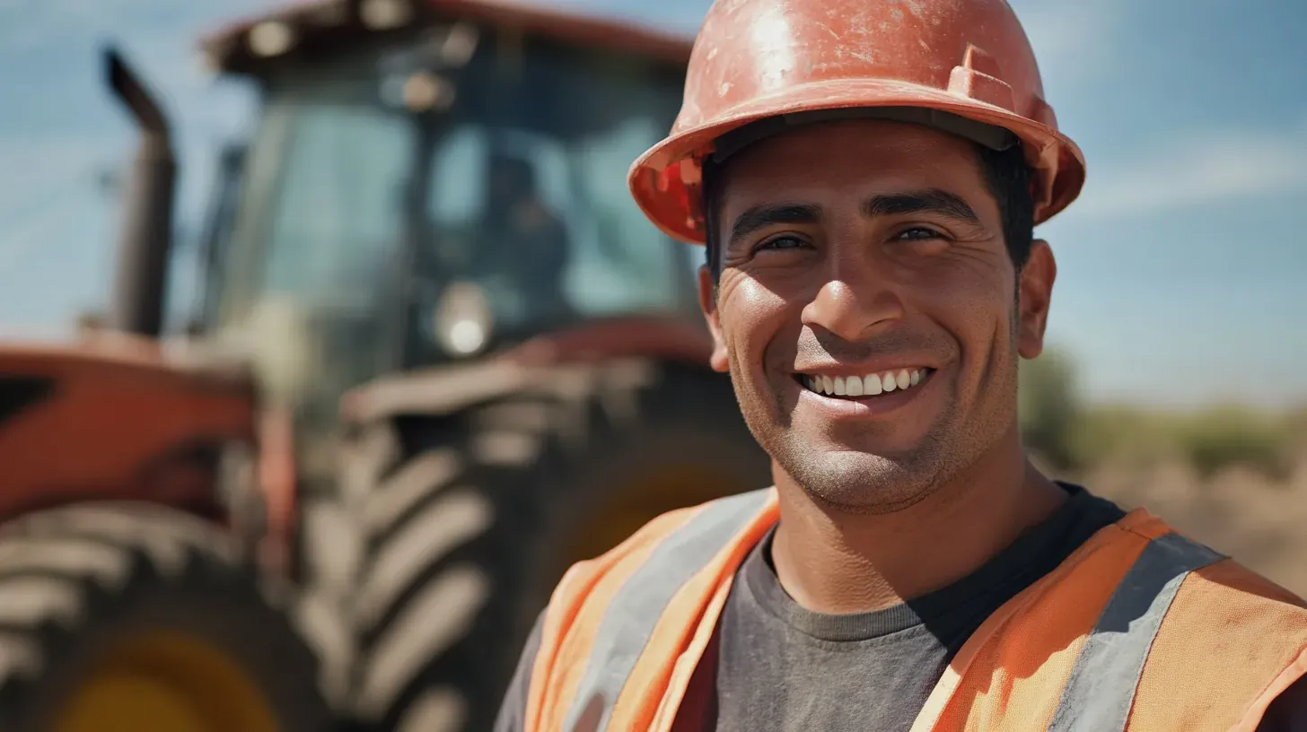 worker at a construction site